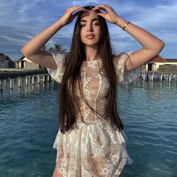 NWT For Love and Lemons Lace Dress Size M - Picture 3 of 7